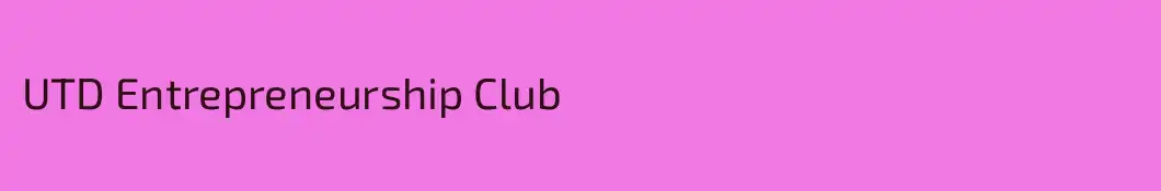 UTD Entrepreneurship Club